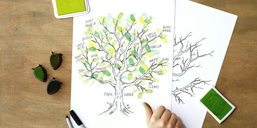 Teach your kids about your family tree with this fun activity! Source: Good Housekeeping